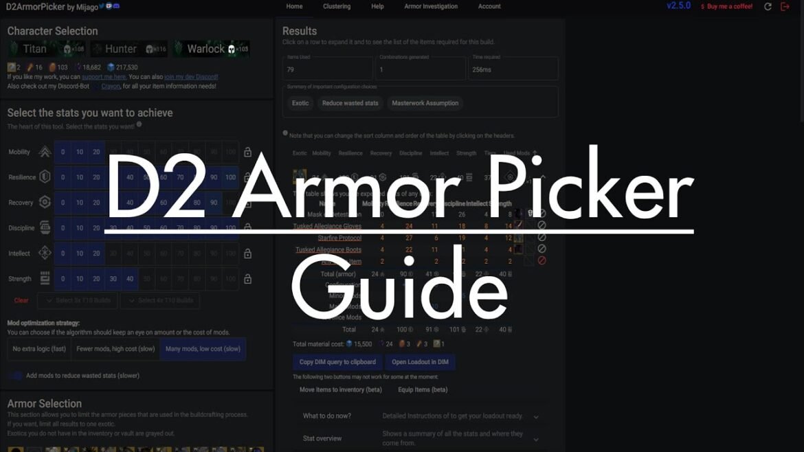 d2armorpicker d2armorpicker